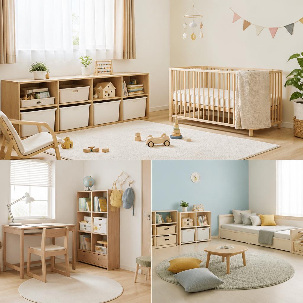 お子様の成長に応じた使いやすい部屋づくりをサポートします！