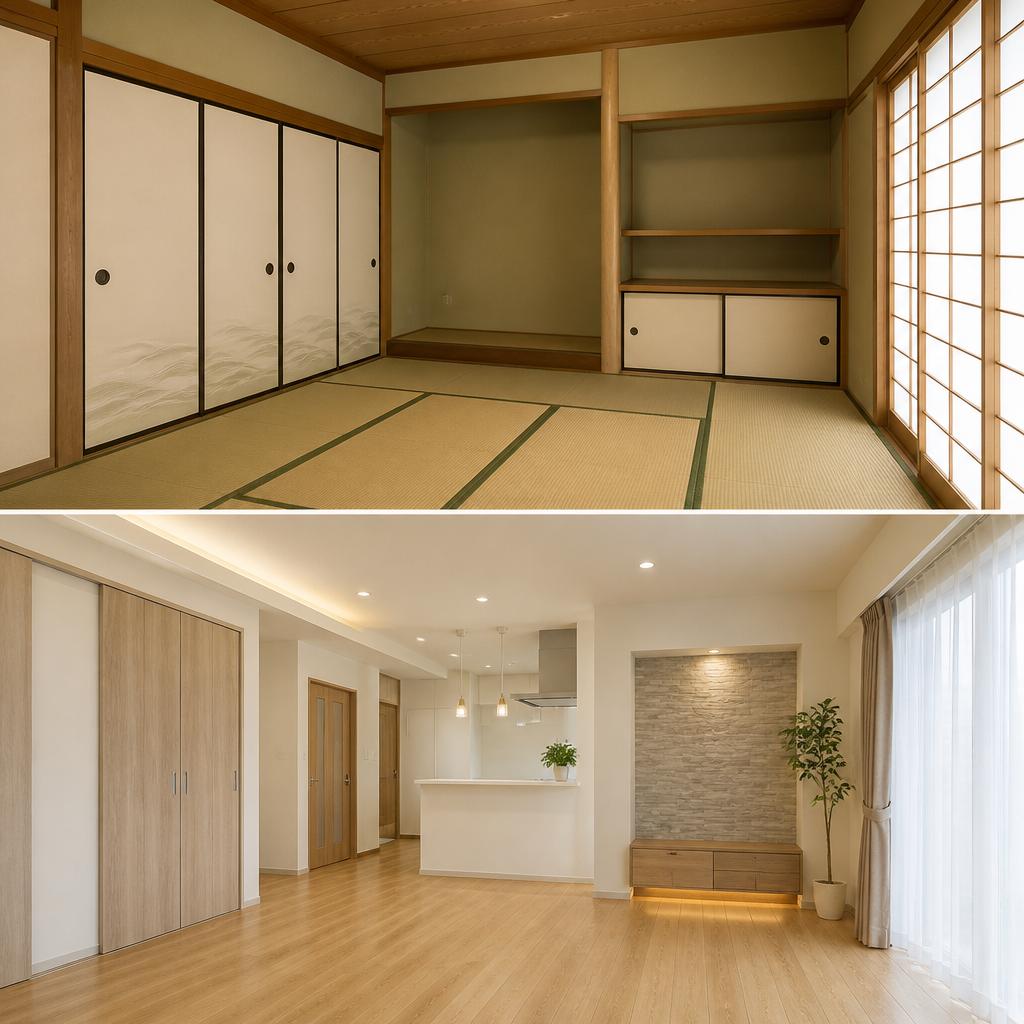 和室から洋室へ、快適な住まいへと変身！