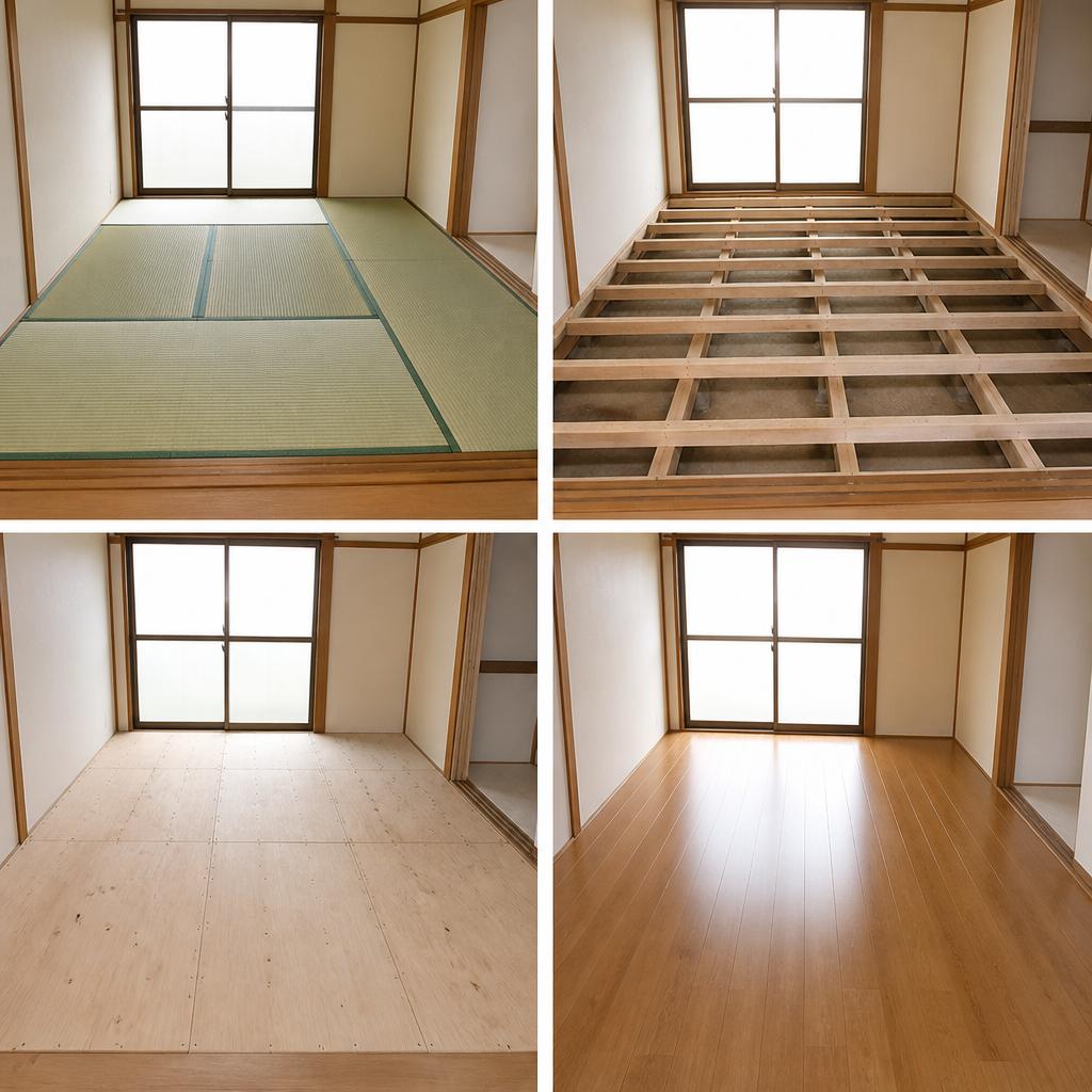 畳処分と根太・不陸調整の重要性