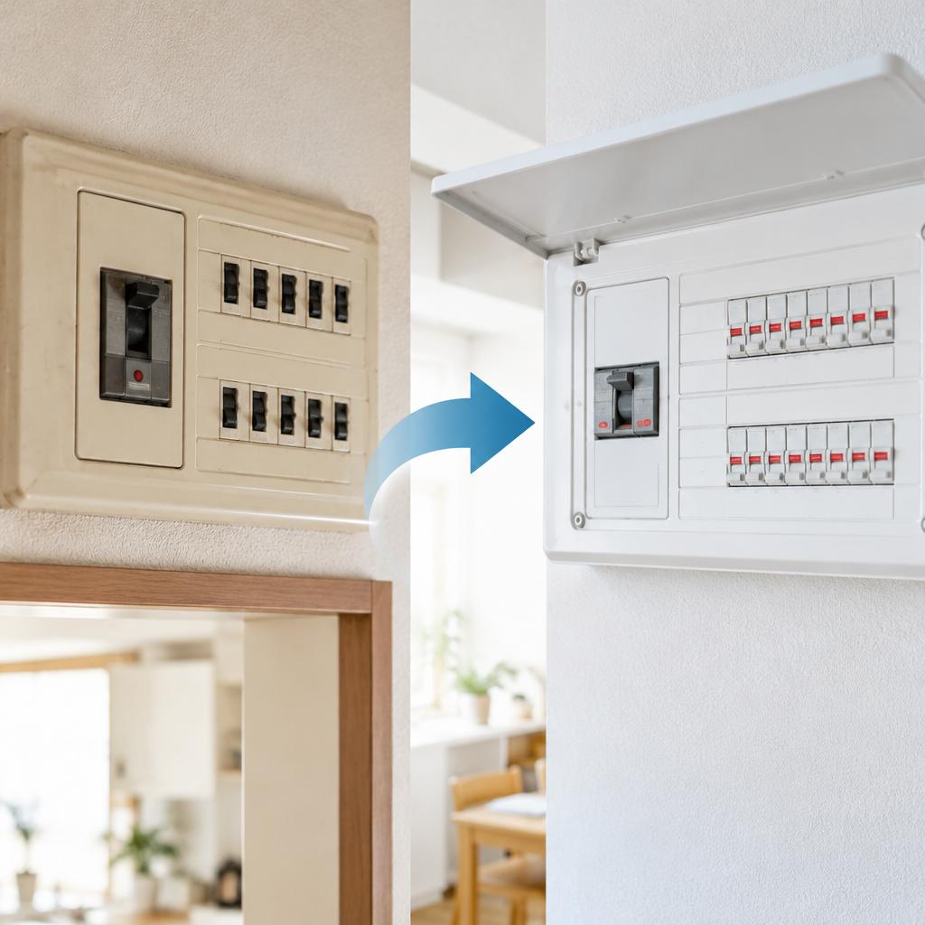 ブレーカーが落ちる暮らしに、もう我慢しない。川越の分電盤交換・アンペア変更を、申請から丁寧にサポート