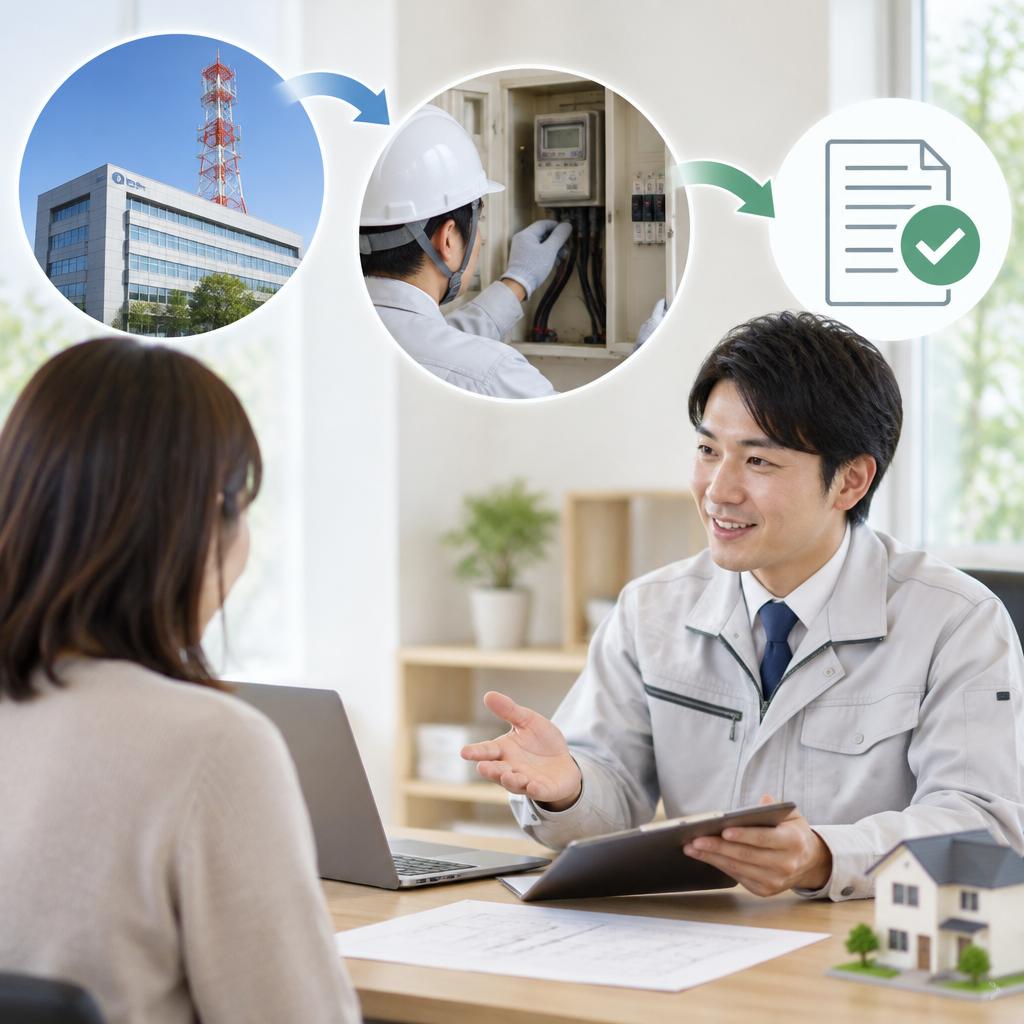 東京電力への申請やスマートメーターの確認も、手順を整理してご案内