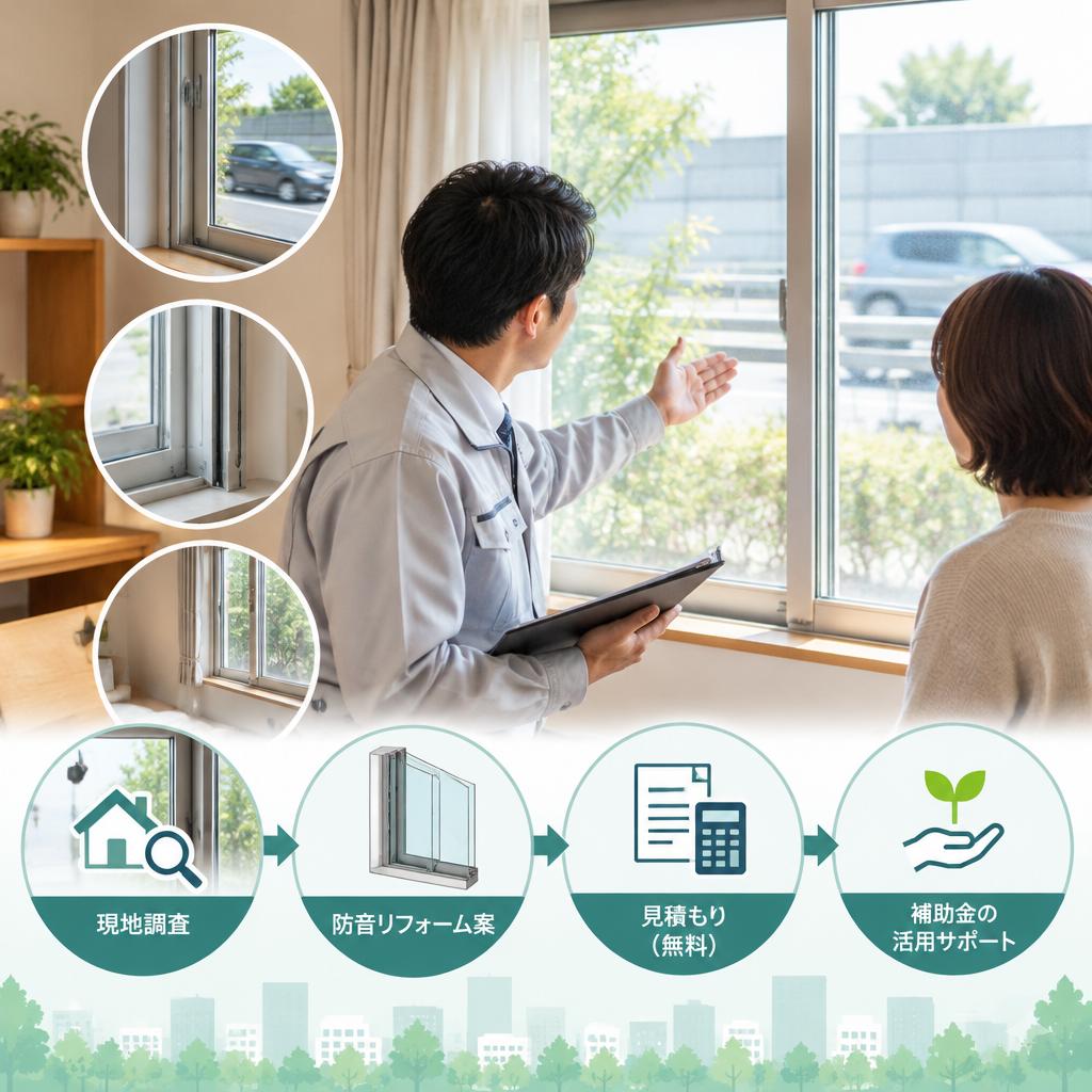 川越の住まいに合わせて、騒音対策を丁寧にご提案