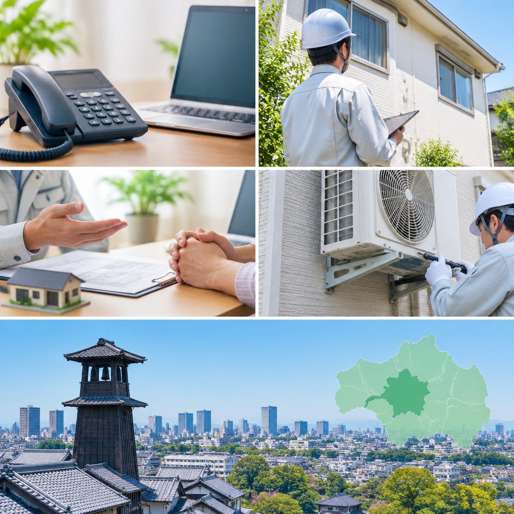 川越の住まいを丁寧に確認。ご相談から交換工事までの流れ