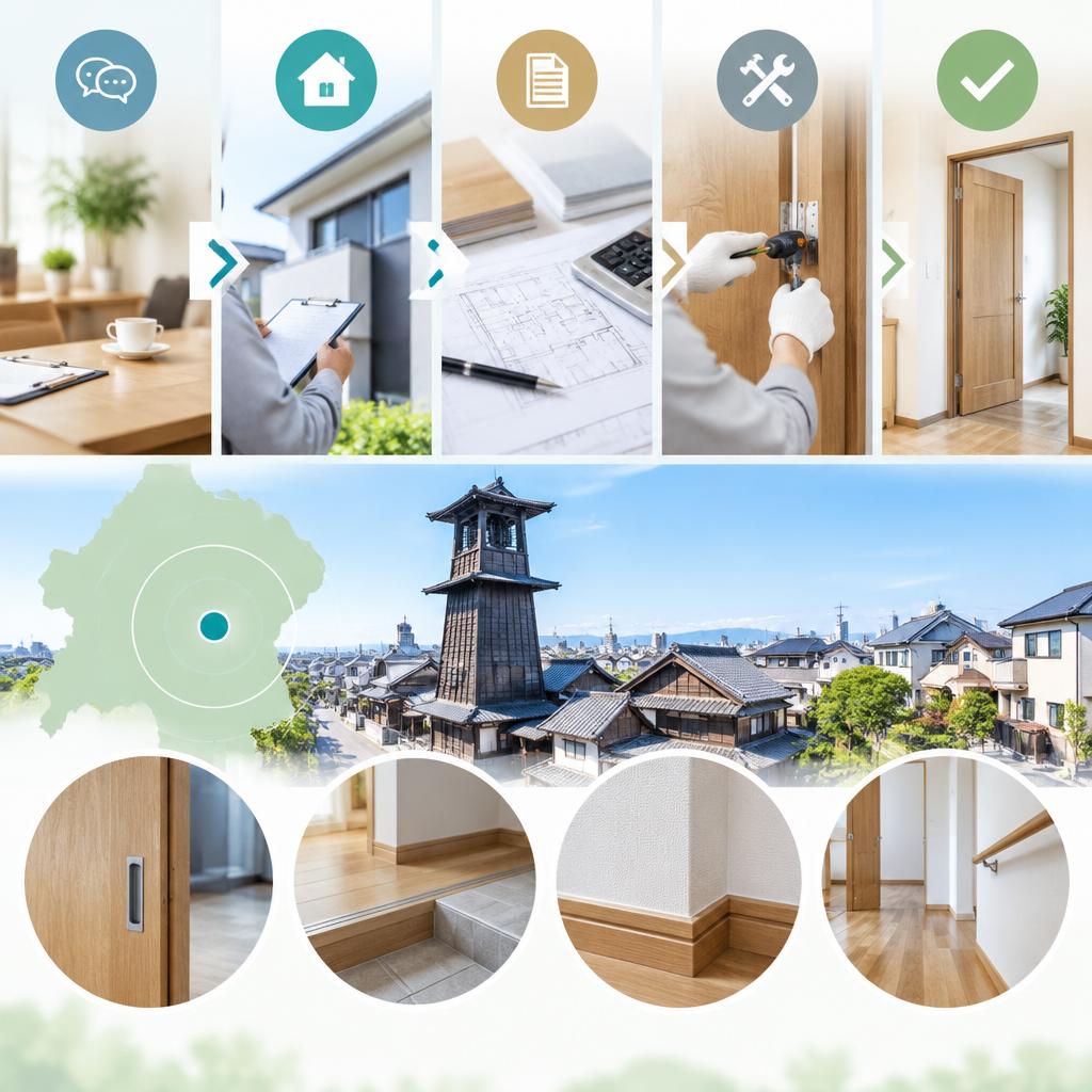 現地調査から施工まで、住まいに合わせて丁寧に対応