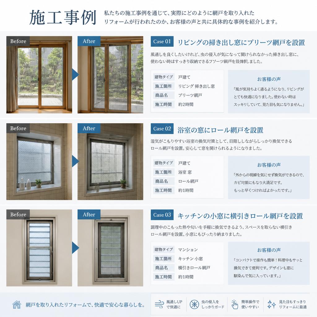 4. 施工事例：実際のリフォーム体験
