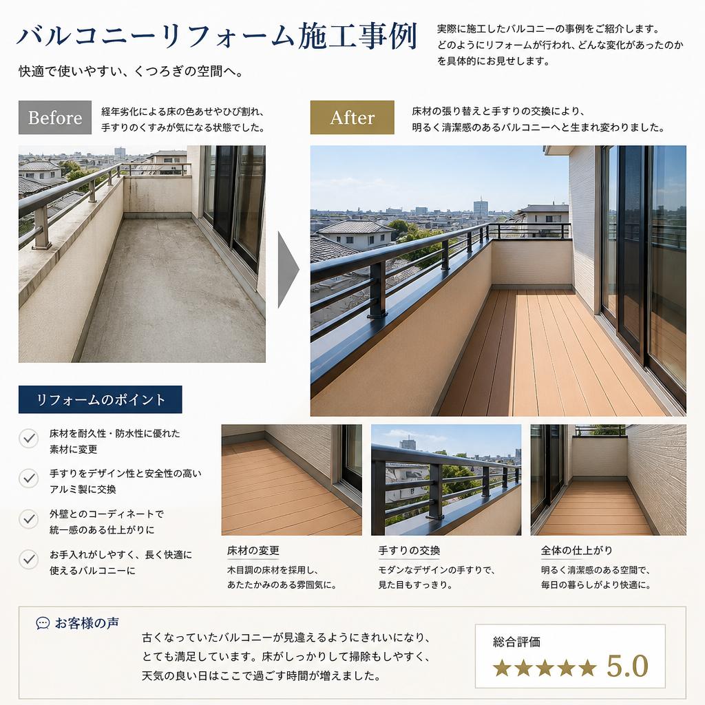 4. 実際の施工事例とお客様の声