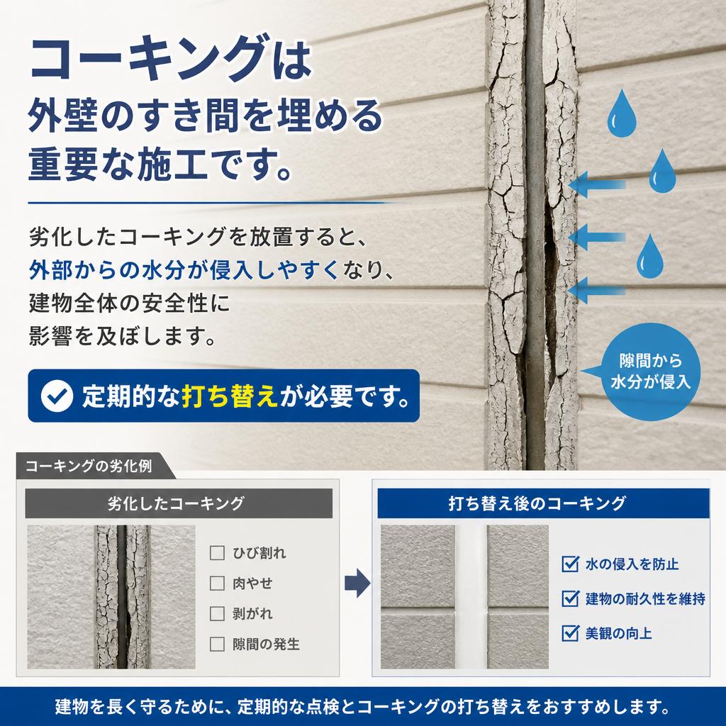 コーキングの重要性とは？