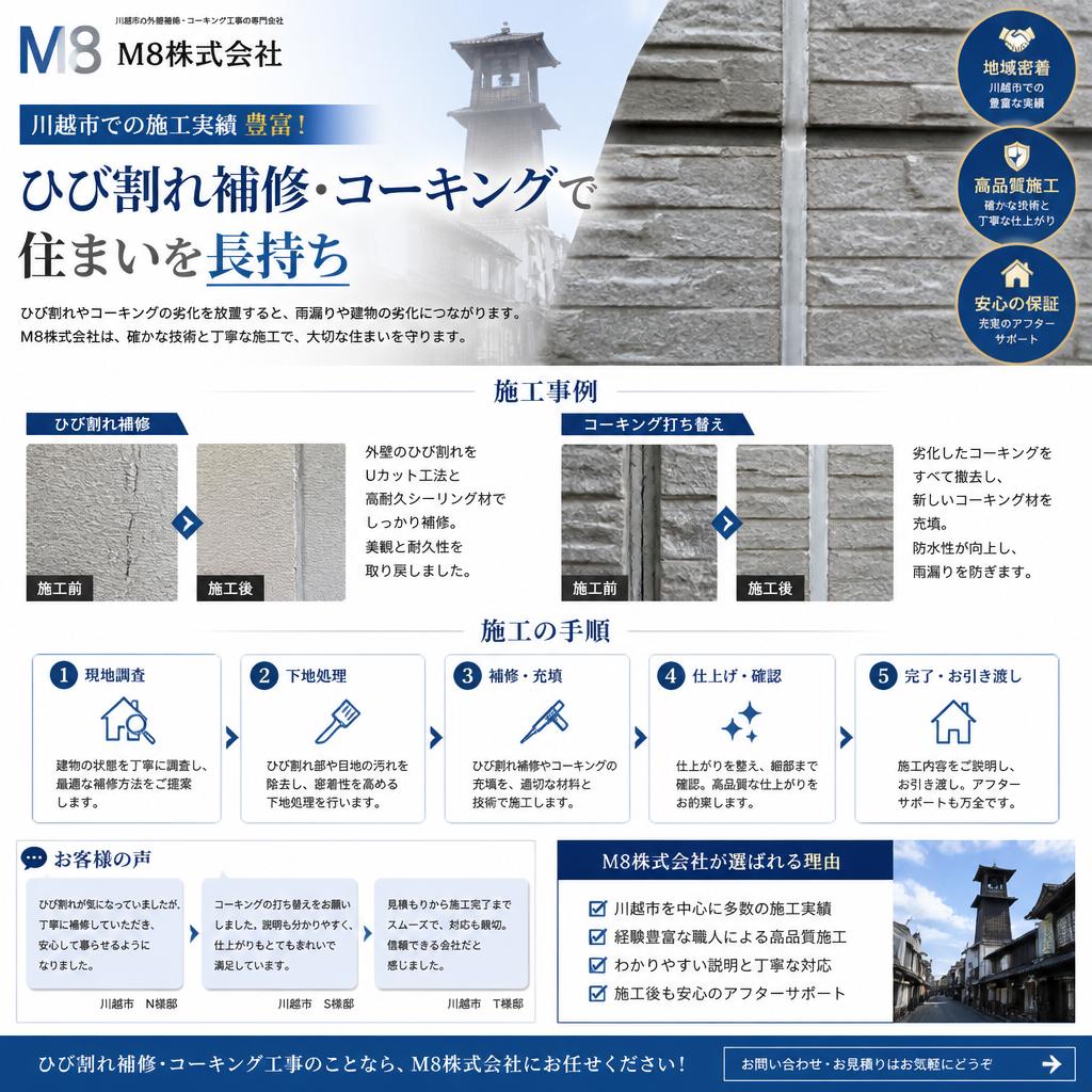 M8株式会社の施工事例