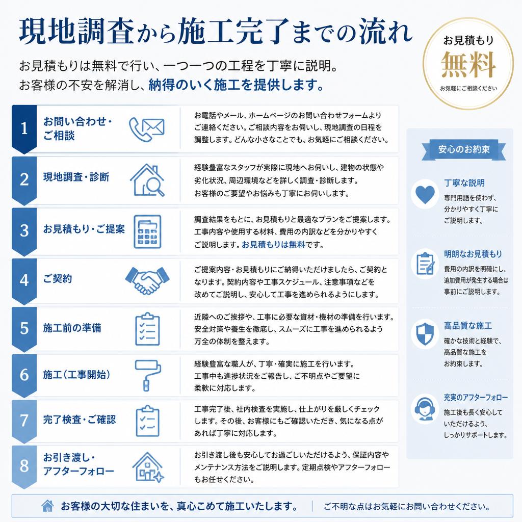 私たちの施工プロセス