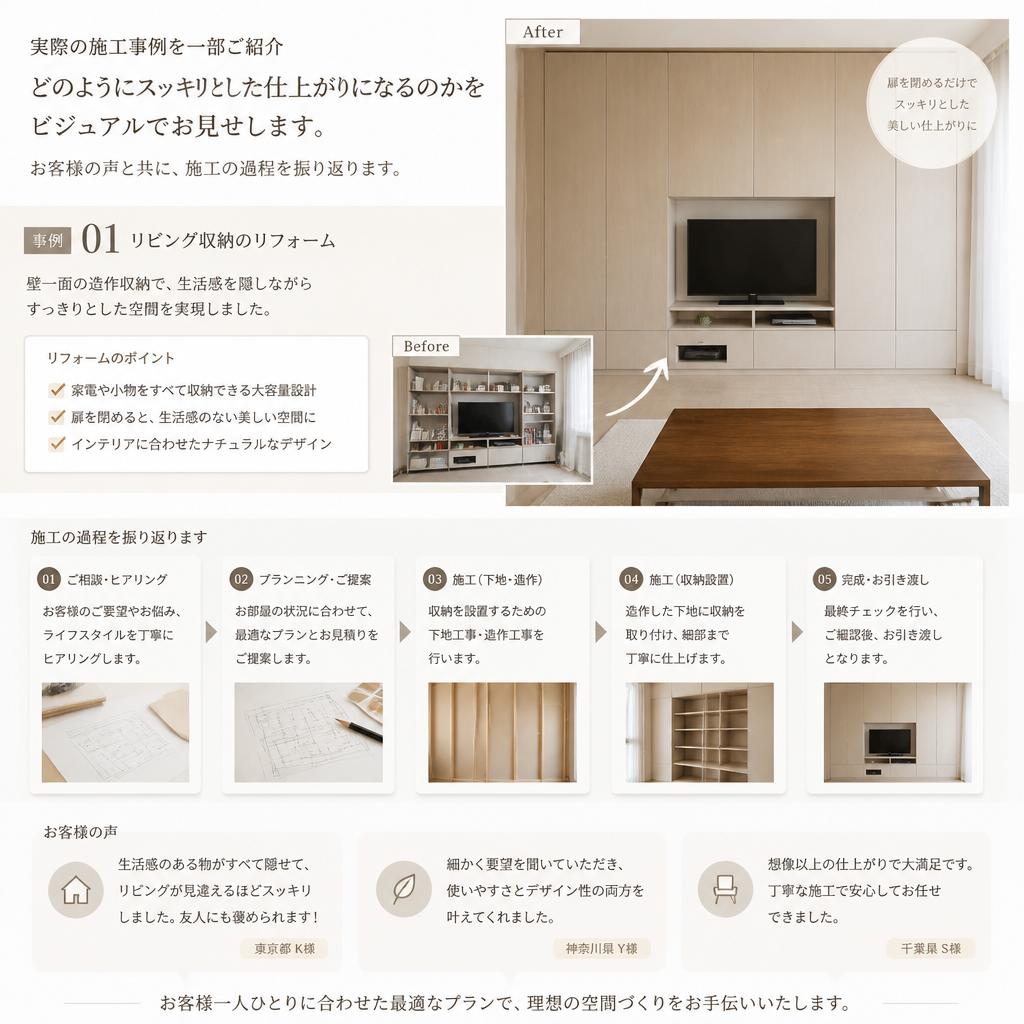 3. スッキリ設置の施工事例