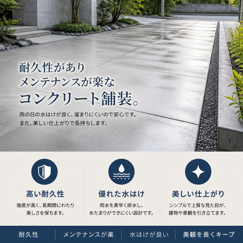 コンクリート工事の特長