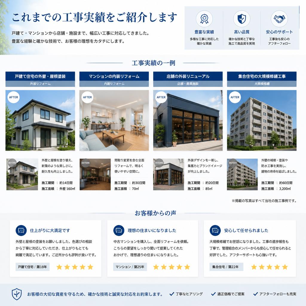 施工事例の紹介