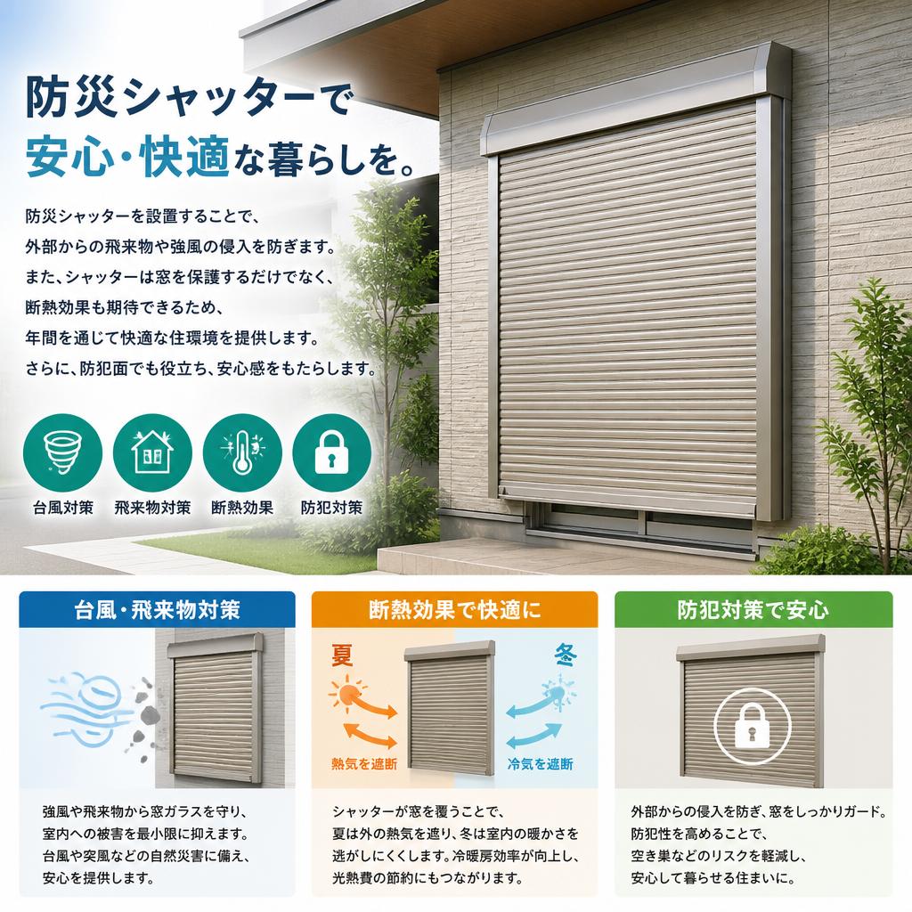 防災シャッターのメリット