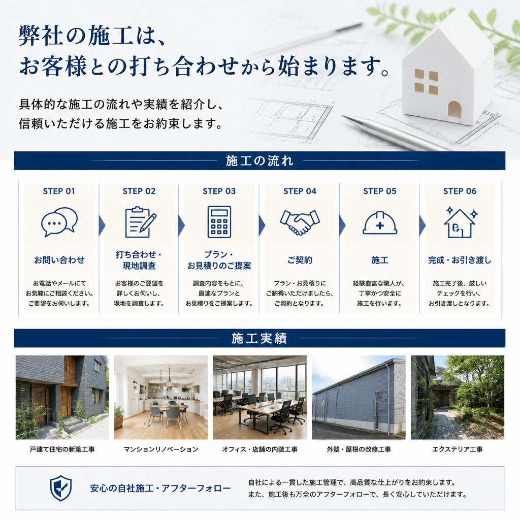 3. 施工の流れと具体例