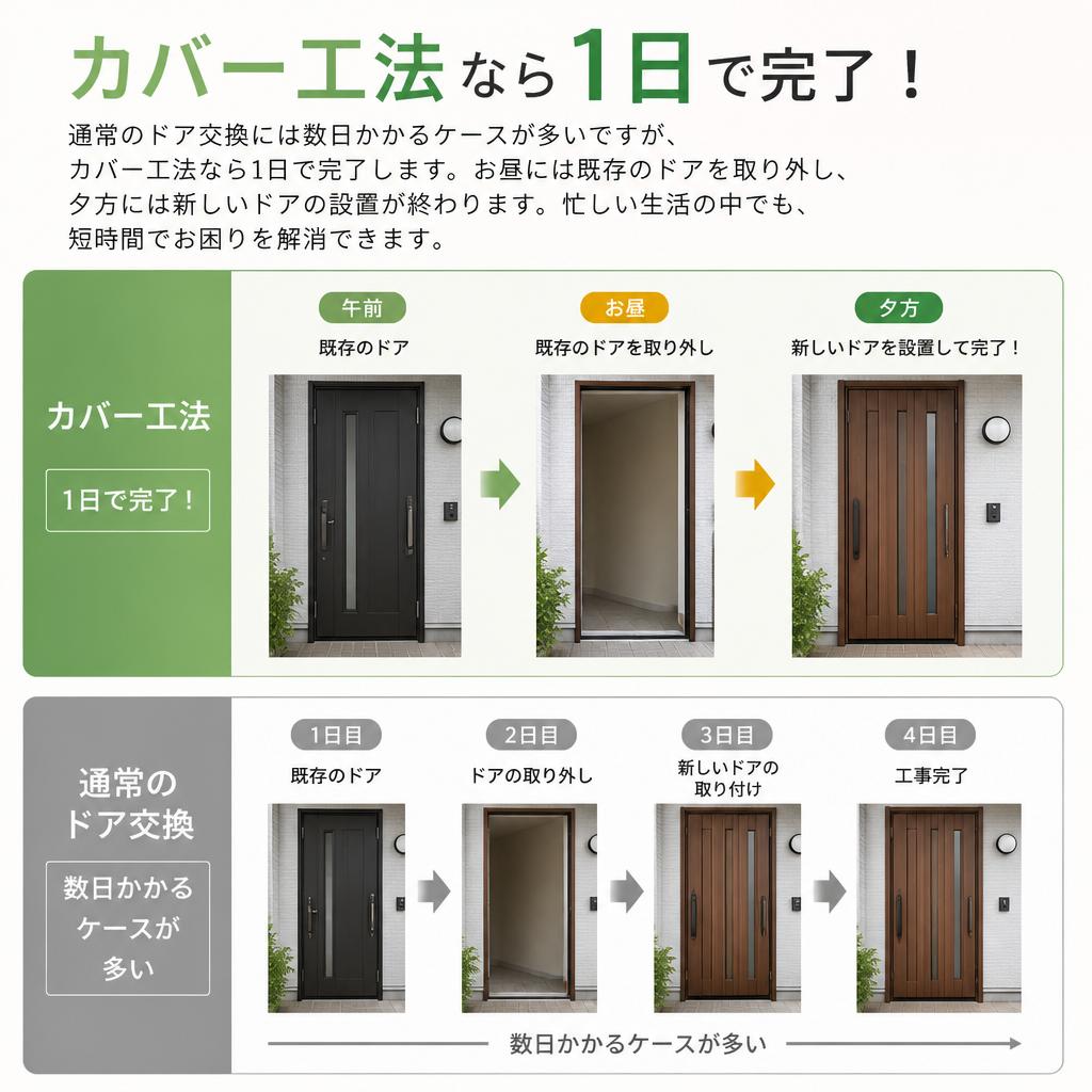 驚きの施工スピード