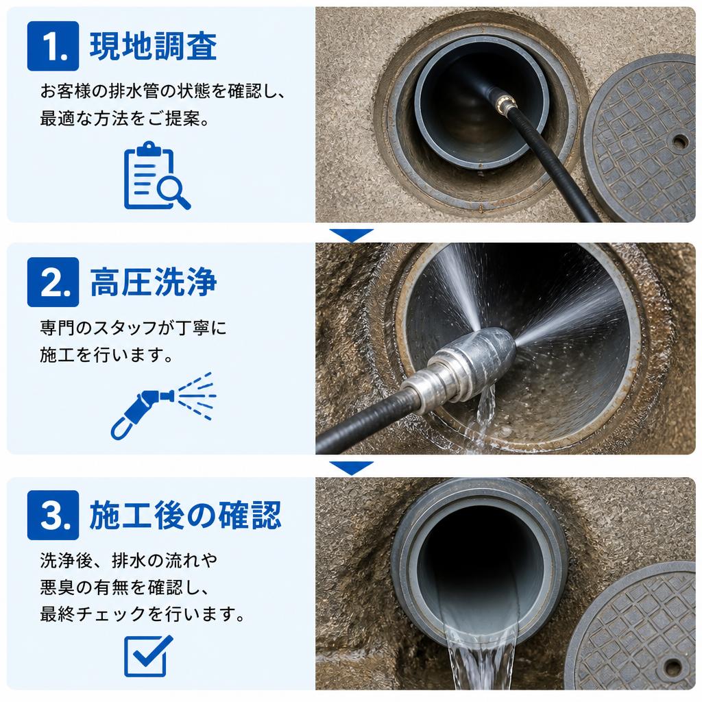 施工の流れ