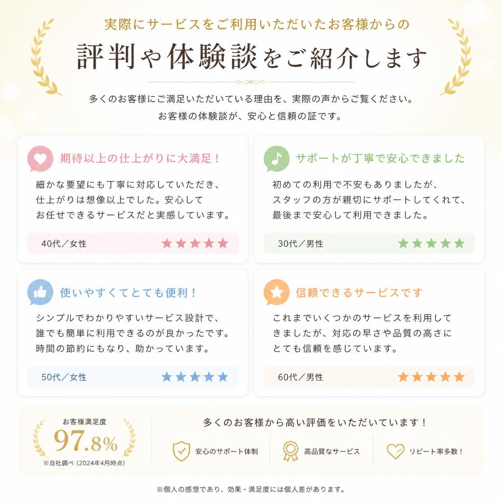 4. お客様の声