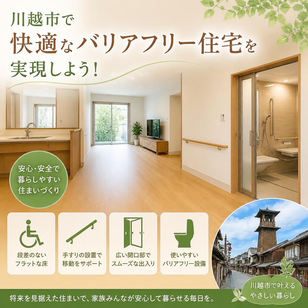川越市で快適なバリアフリー住宅を実現しよう！