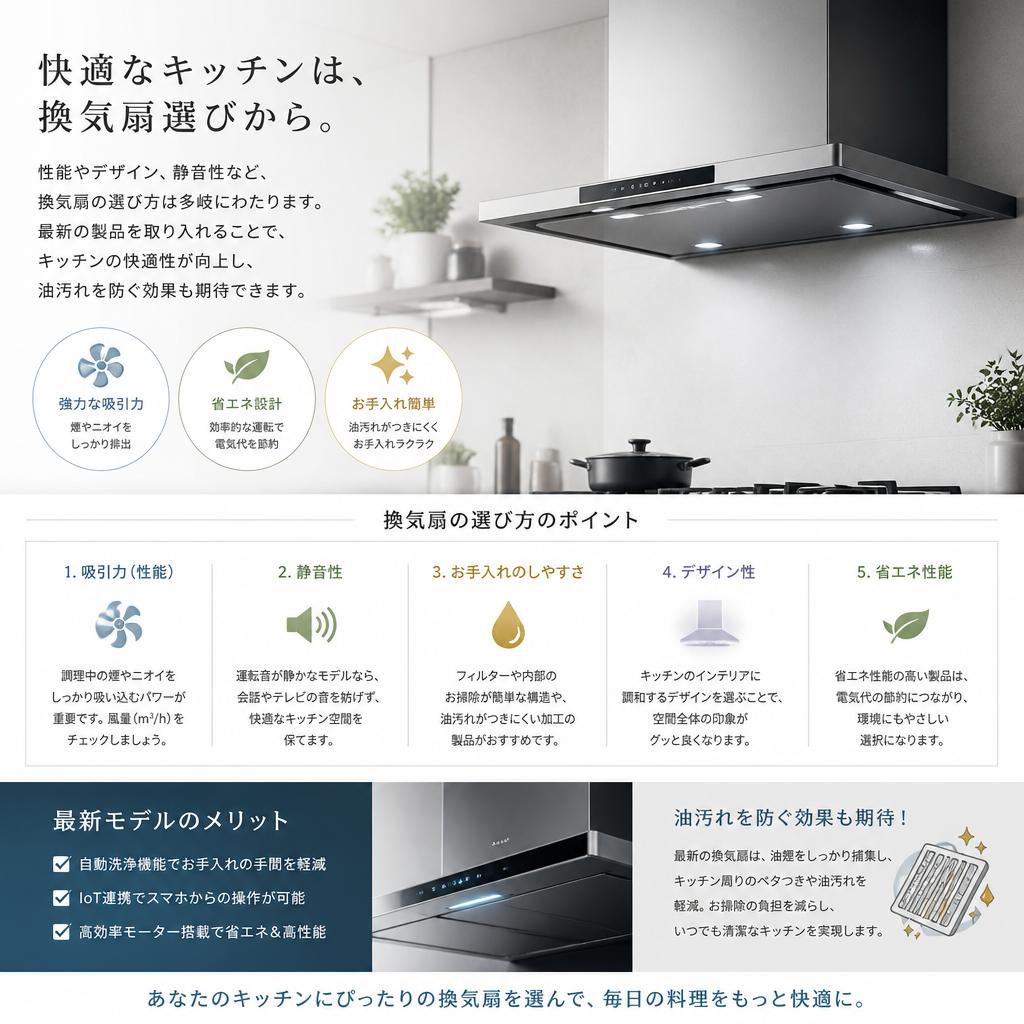 3. 最新の換気扇の選び方