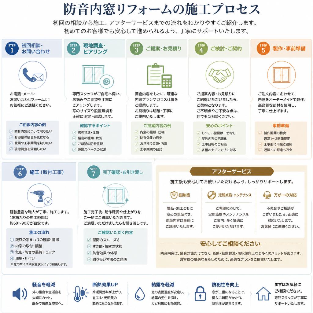 施工の流れ