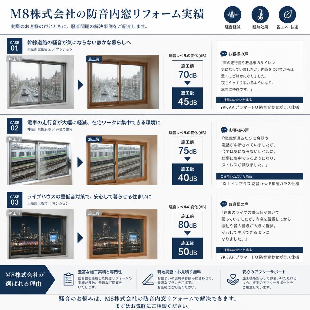 実績とお客様の声