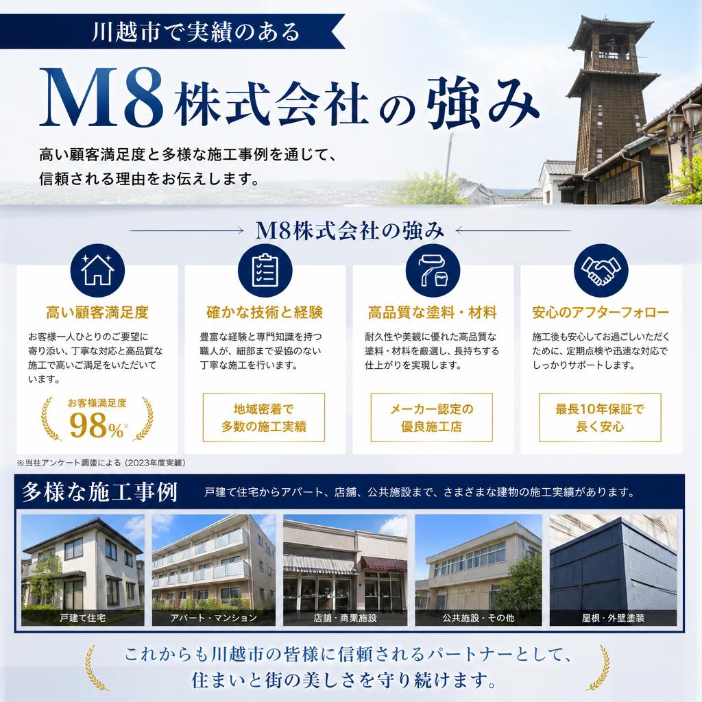 選ばれる理由！M8株式会社の特徴