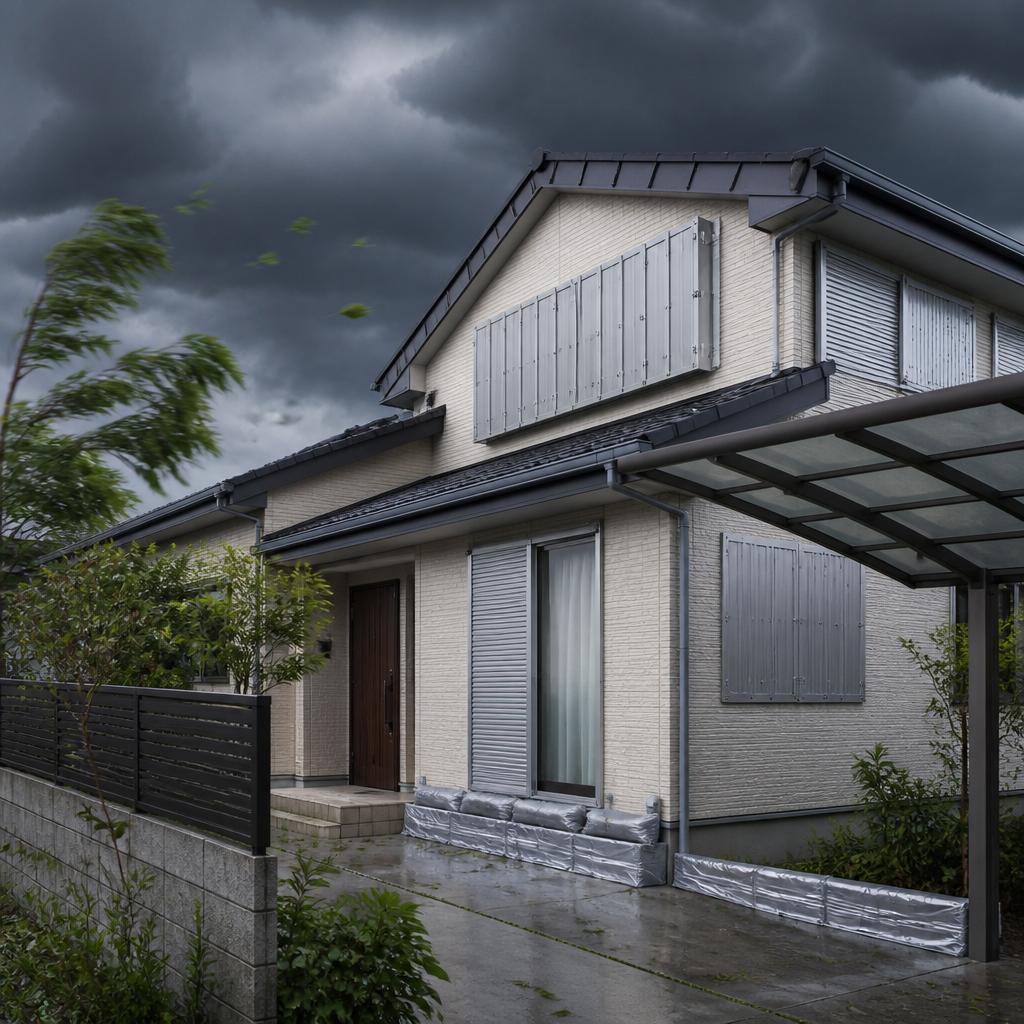 台風に備えて、住まいを守る！